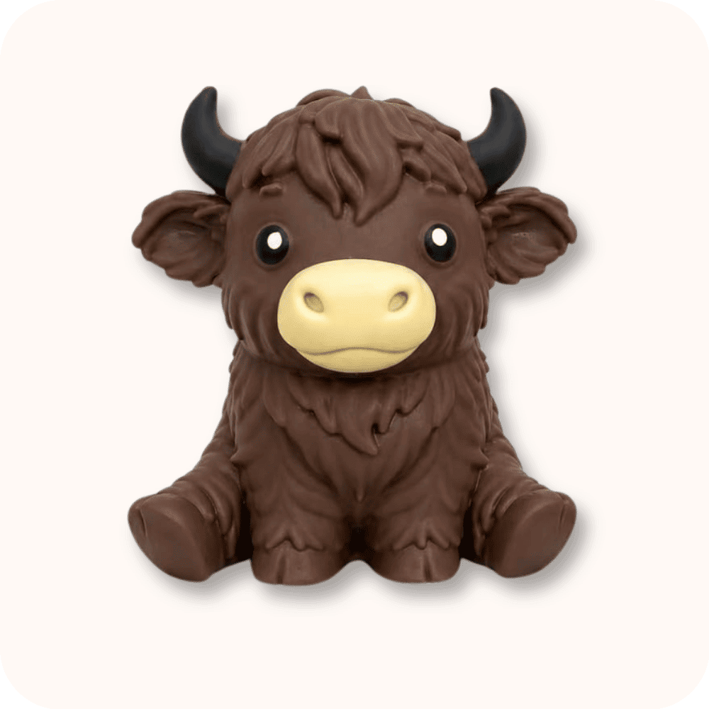 Brown Highland Cow Squishy Brown Highland Cow Squishy