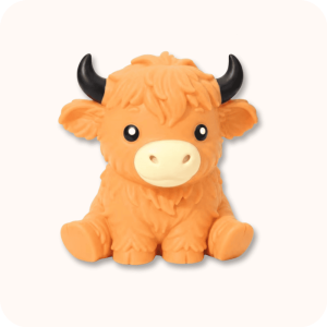 Light Orange Highland Cow Squishy